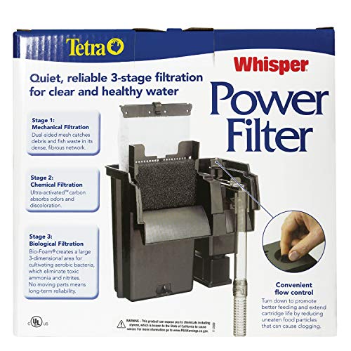Tetra Aquarium Power Filter, Whisper 40 for 30 Gallon Fish Tanks