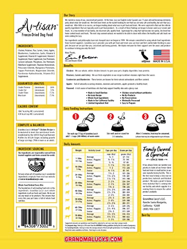 Grandma Lucy's Grain Free and Freeze-Dried - Artisan Chicken, 1Lb