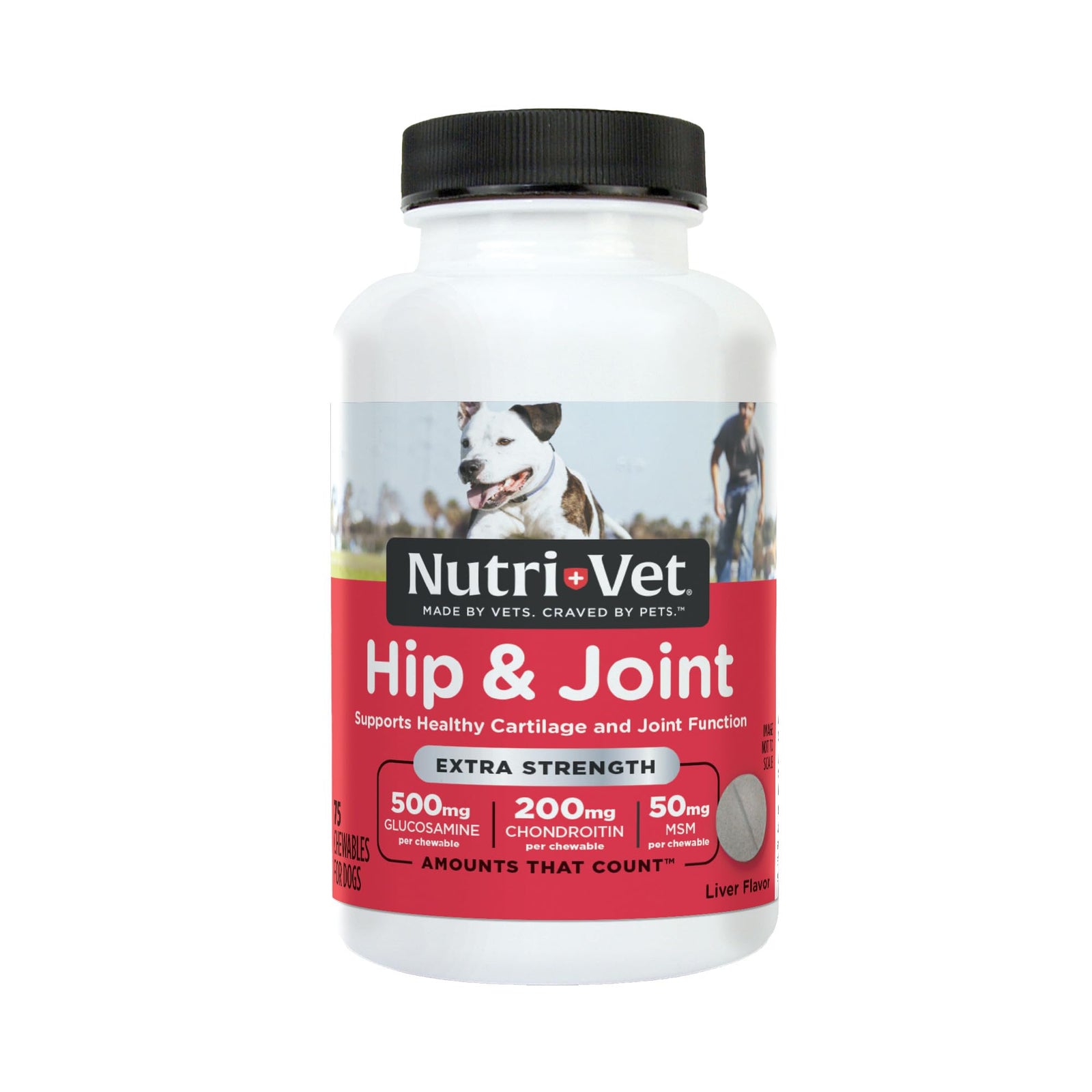 Nutri-Vet Hip & Joint Plus Liver 75ct