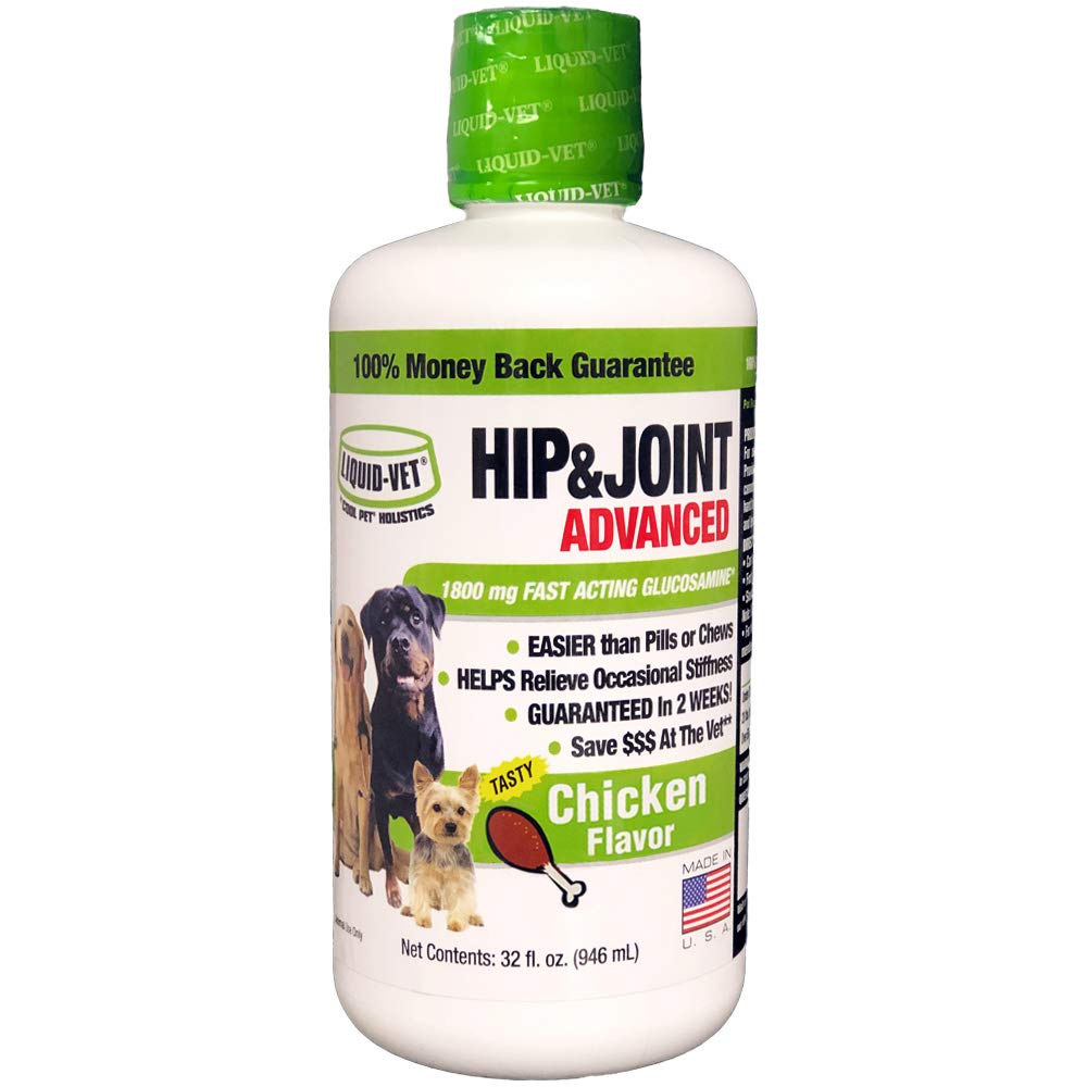 Liquid-Vet Hip & Joint Advanced, Chicken Flavor, 32 oz
