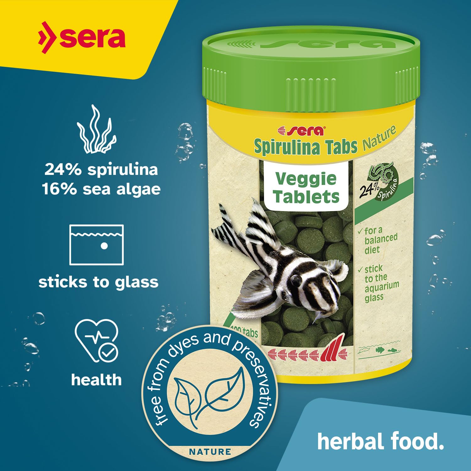 Sera Spirulina Tabs 2.1 oz