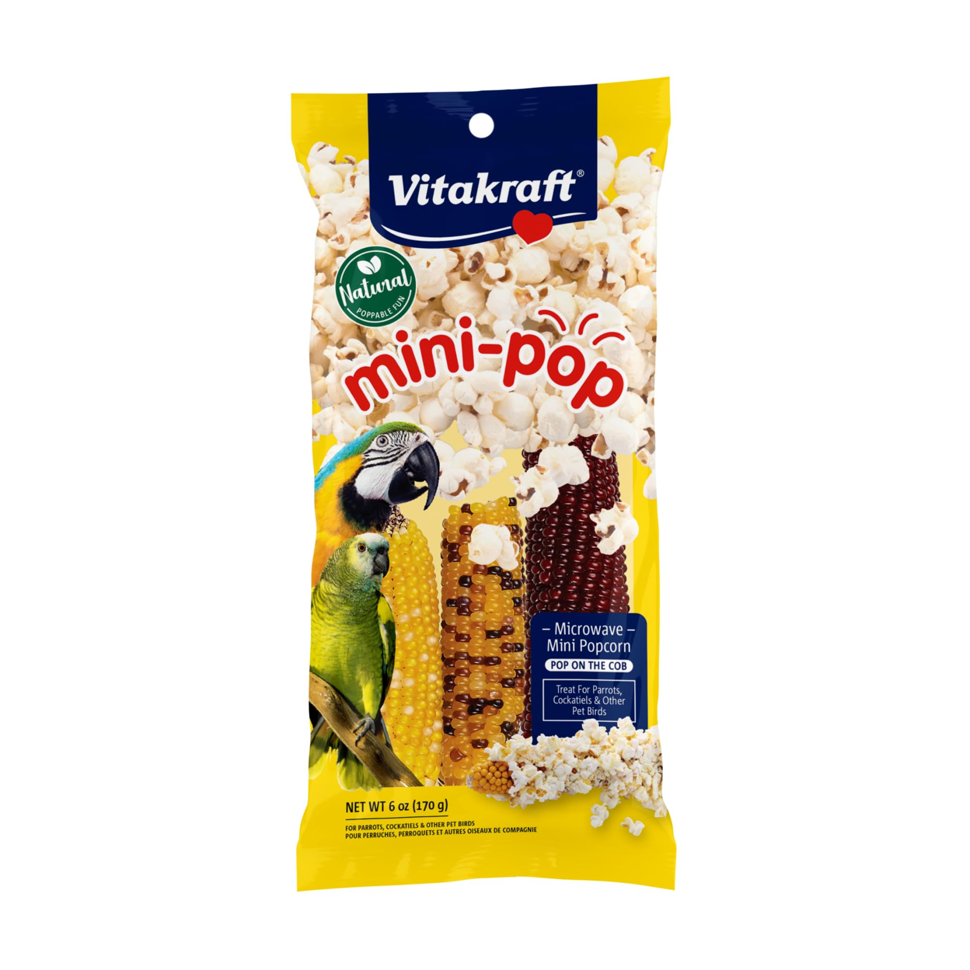 Vitakraft Mini-Pop Corn Cob Bird Treat