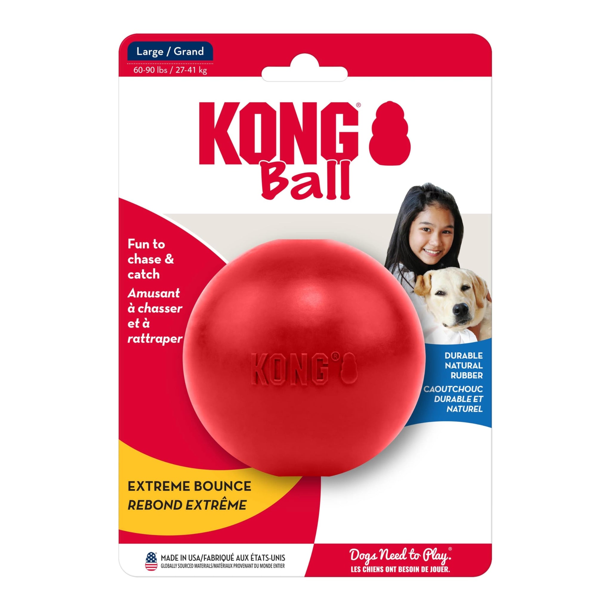 KONG Ball with Hole Large/X-Large Dogs