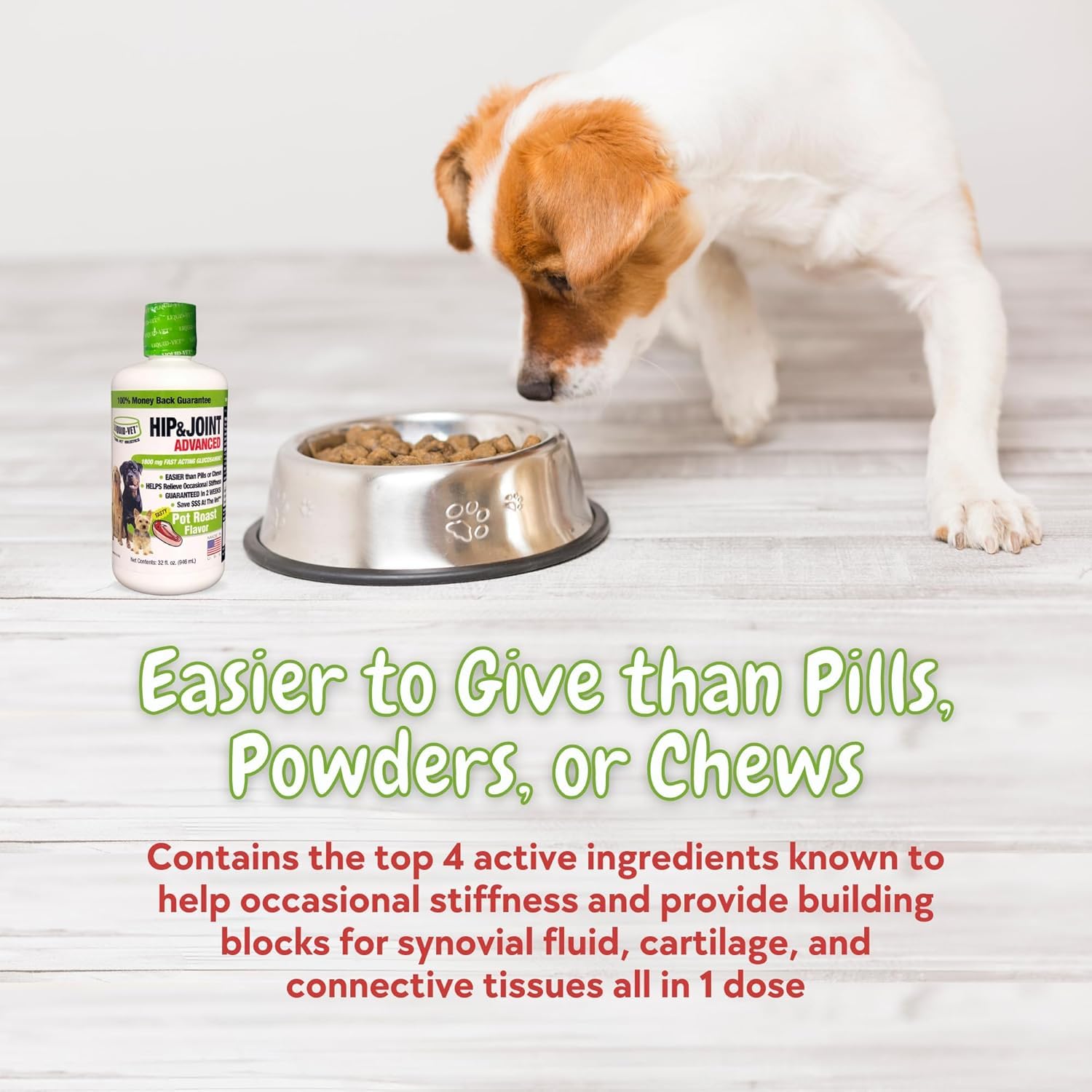 Liquid-Vet Hip & Joint Advanced, Pot Roast Flavor, 32 oz