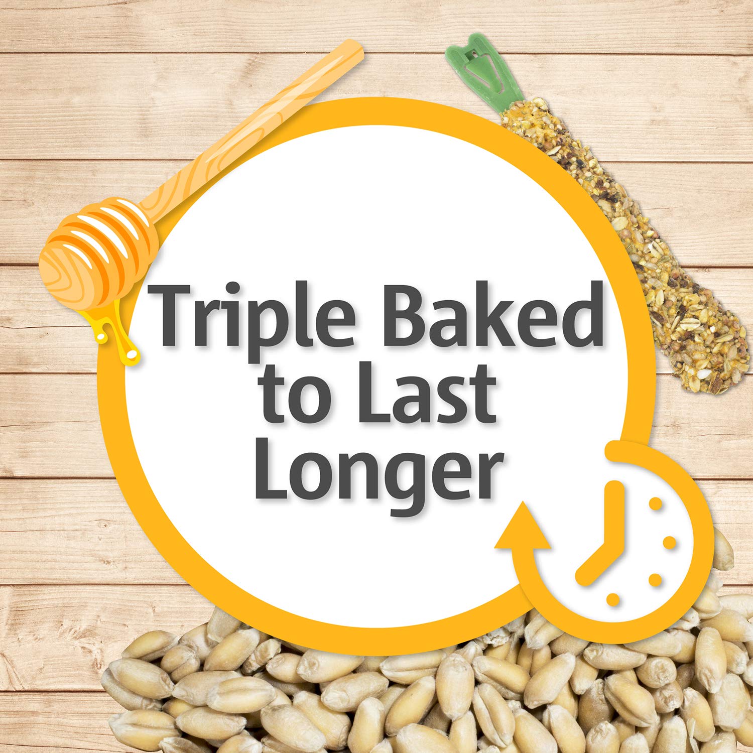 Vitakraft Cockatiel Treat Sticks Apple & Honey - 3.5oz