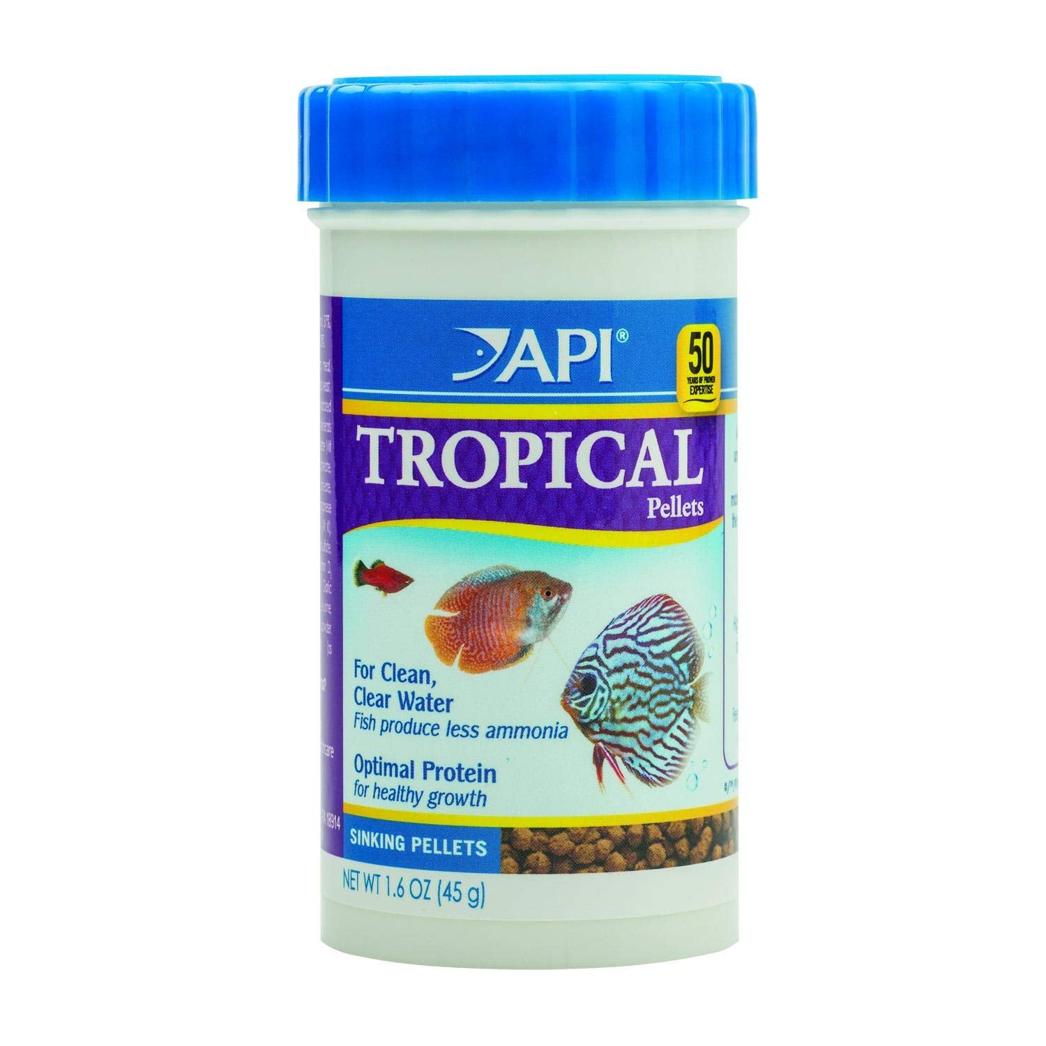 API Fishcare Tropical Pellet 1.6oz