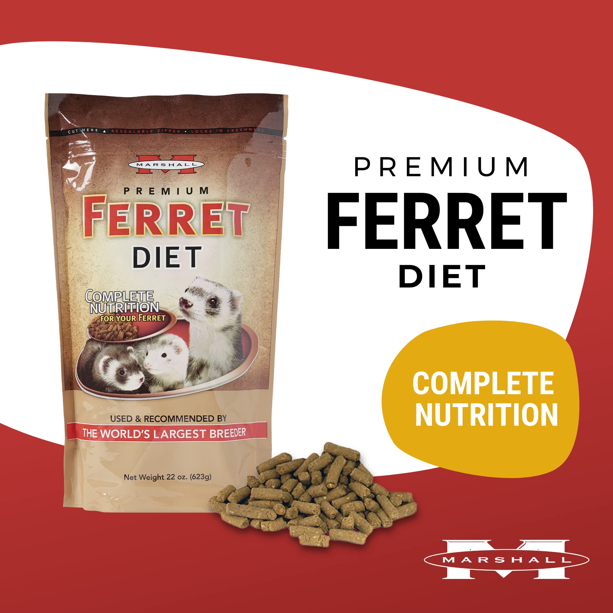 Marshall Premium Ferret Diet 22oz
