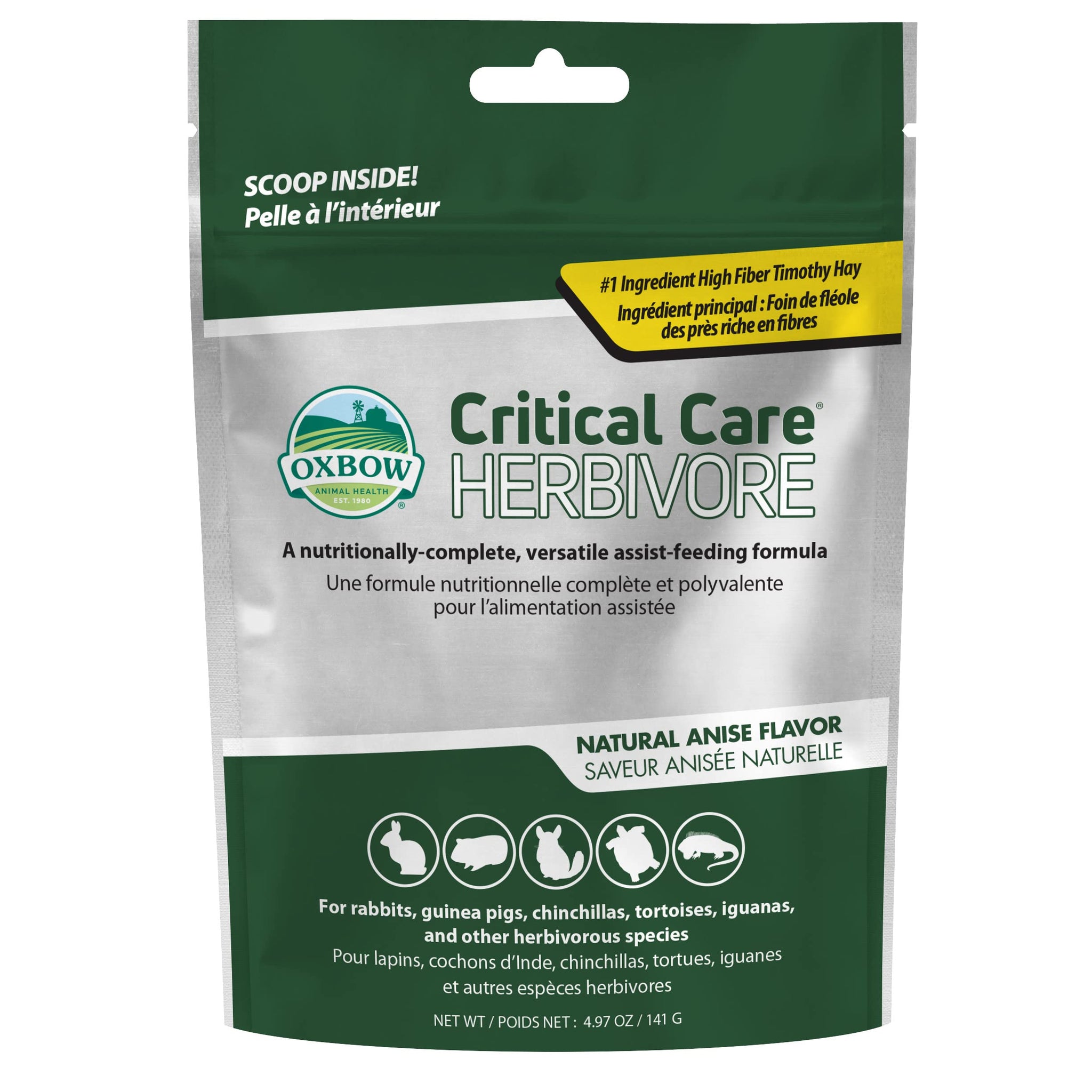Oxbow Critical Care Herbivore, Emergency Food 141g