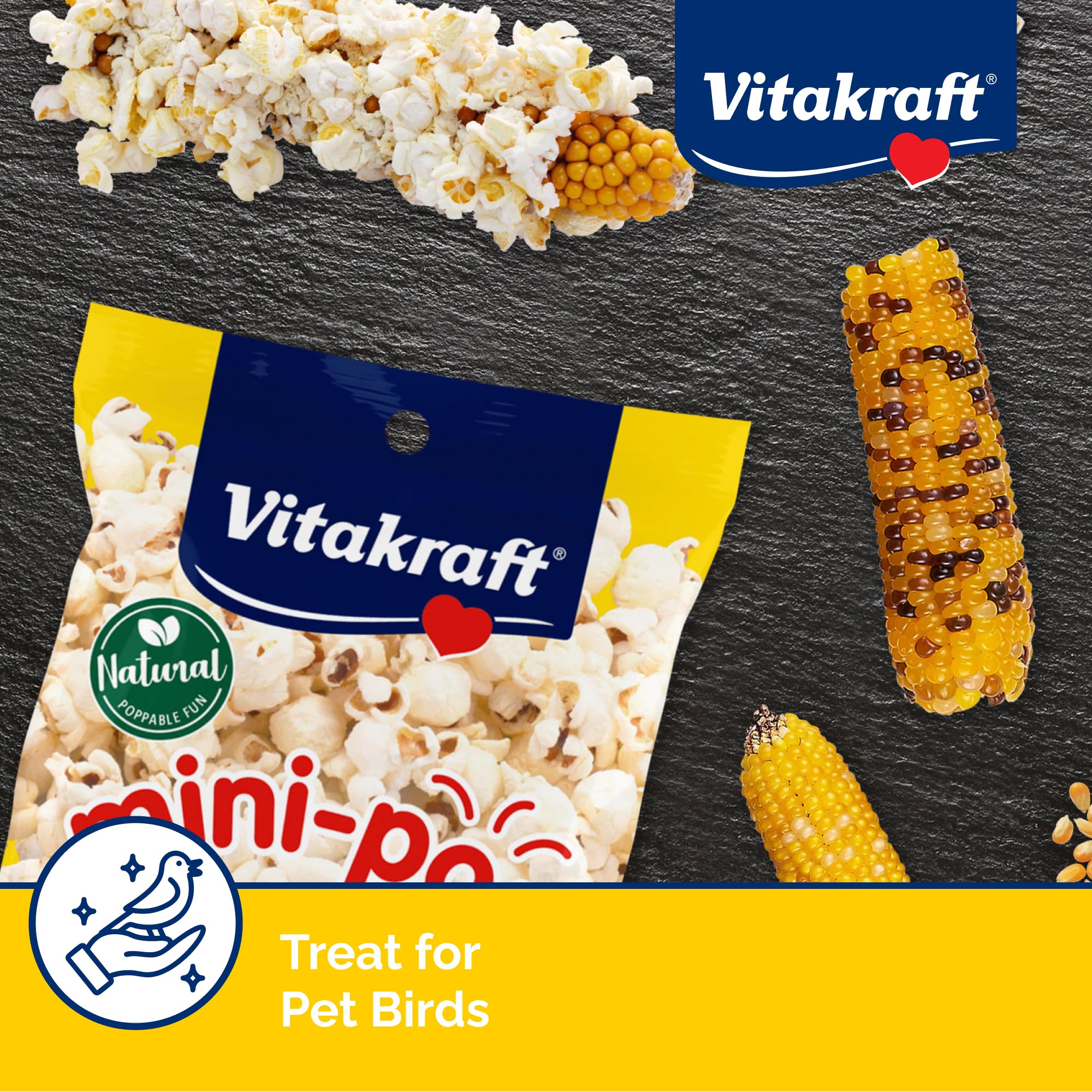 Vitakraft Mini-Pop Corn Cob Bird Treat