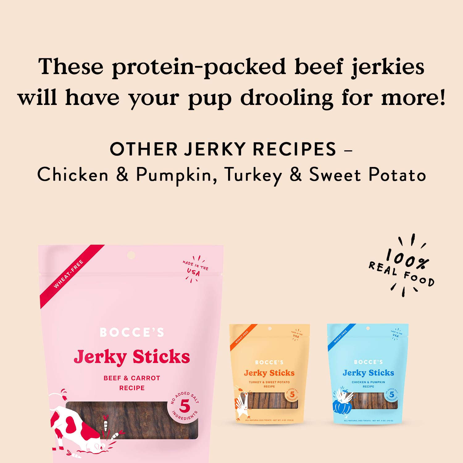 Bocce’s Bakery Grazers Beef & Carrot Recipe 4 oz