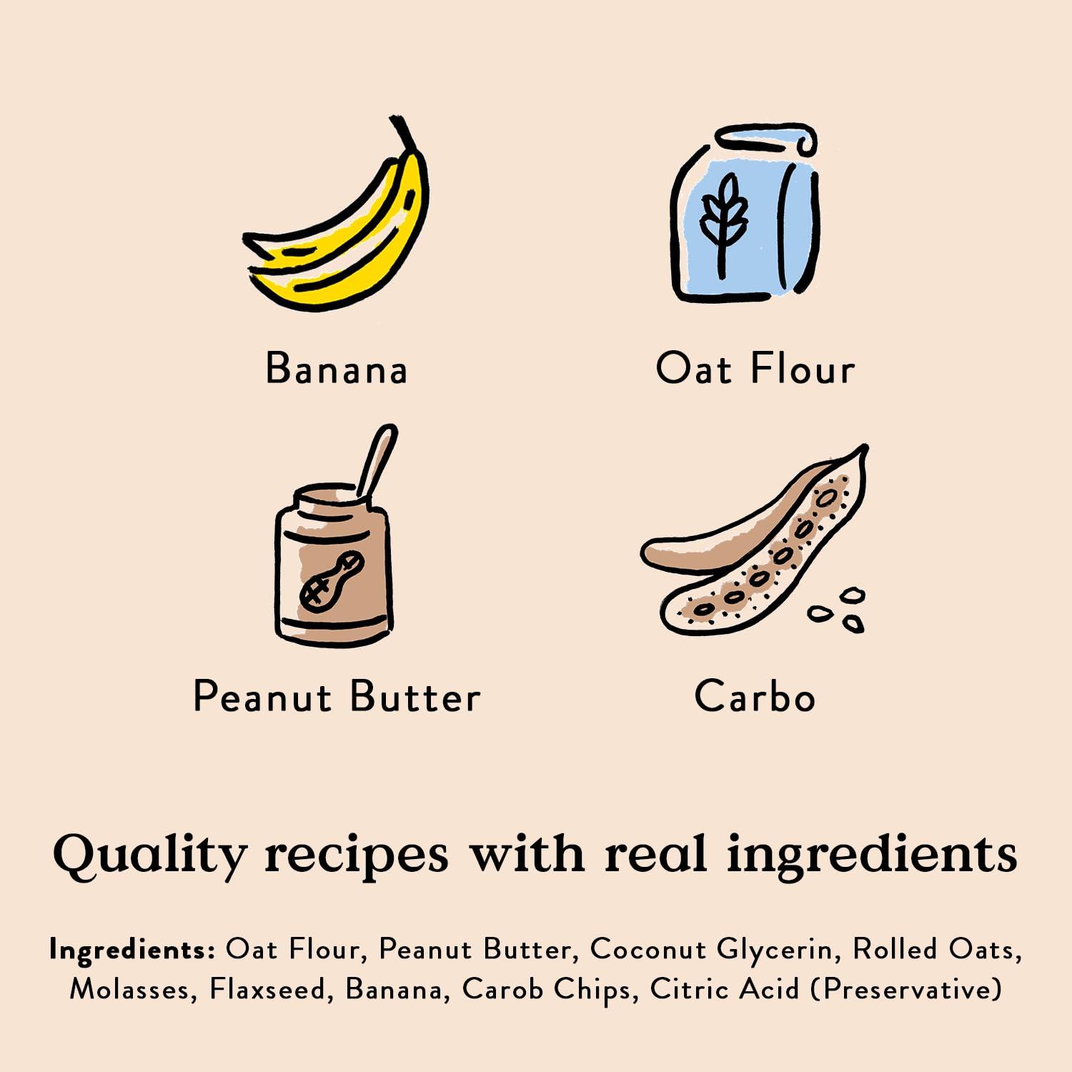 Bocce's Bakery PB-Banana Chip Soft & Chewy 6 oz