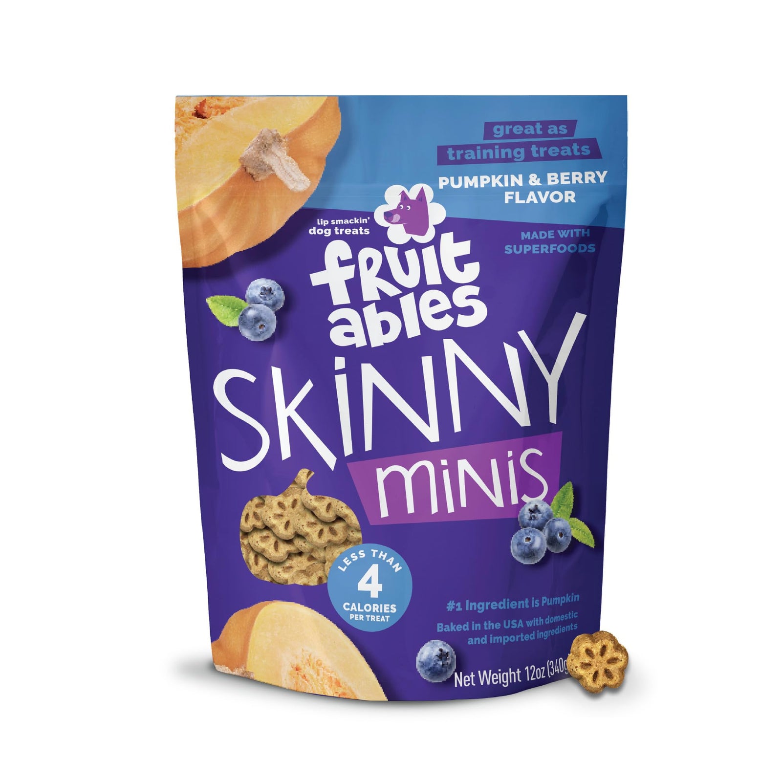 Fruitables Skinni Mini Pumpkin Berry Soft Treats 12oz