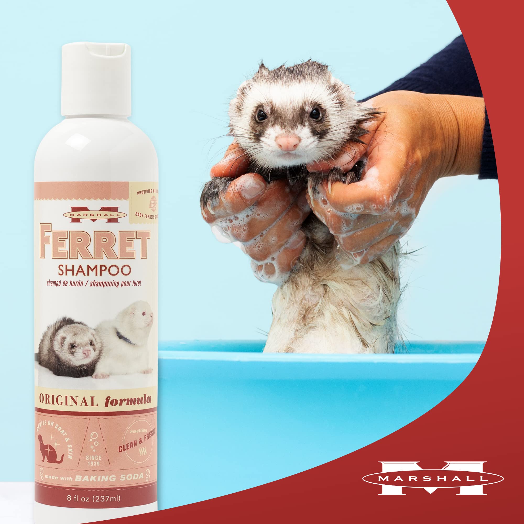 Marshall Ferret Shampoo Original w/ Baking Soda 8 oz
