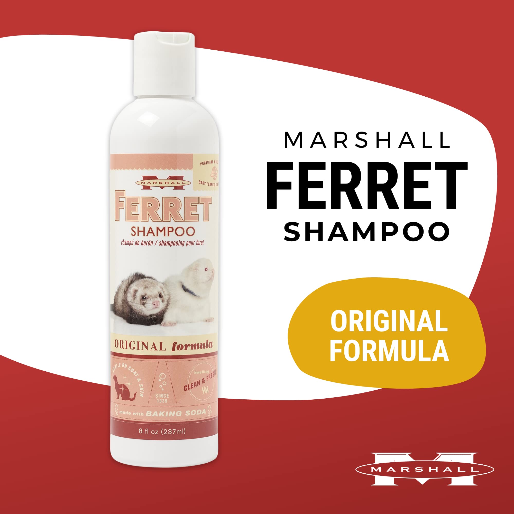 Marshall Ferret Shampoo Original w/ Baking Soda 8 oz