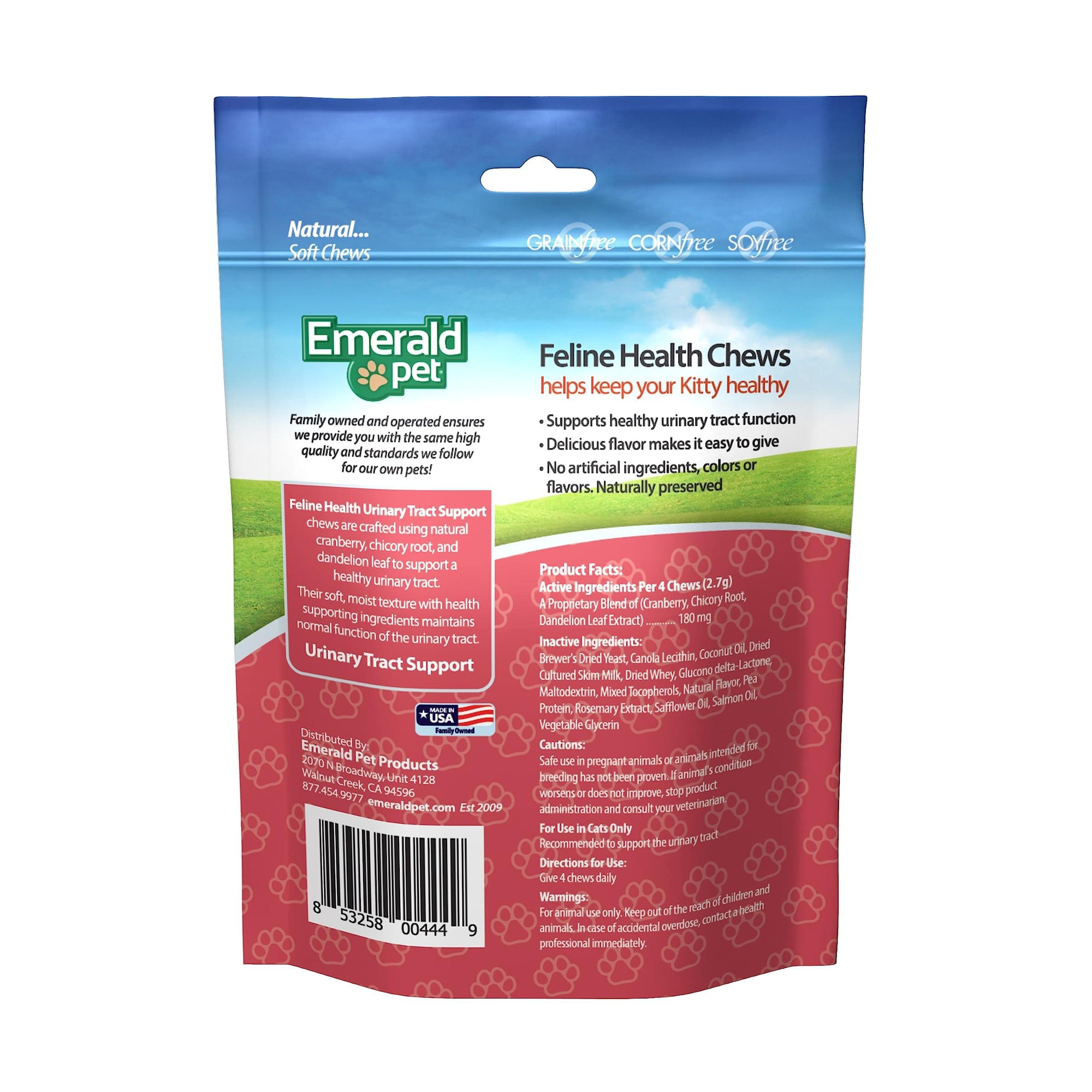 Emerald Pet Cat Urinary Tract Formula Treats 2.5oz
