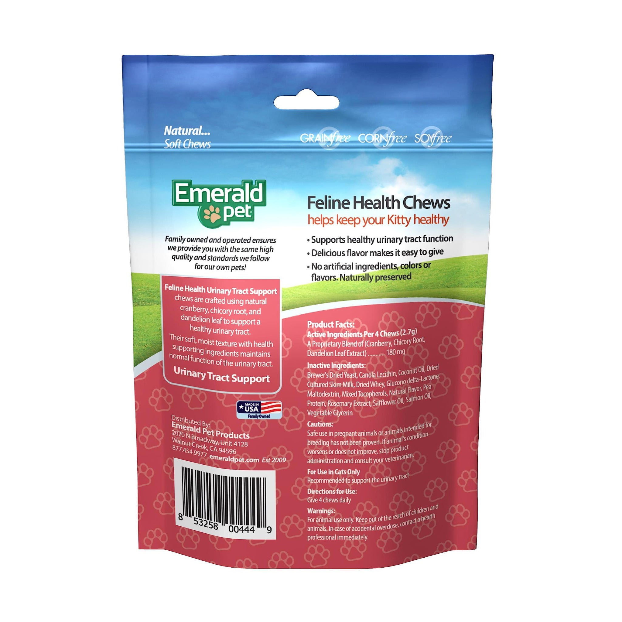 Emerald Pet Cat Urinary Tract Formula Treats 2.5oz
