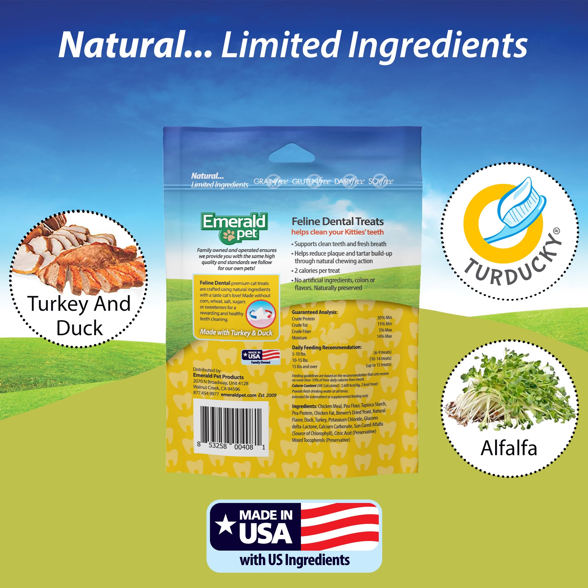 Smart N' Tasty Grain Free Turducky Treats 3oz