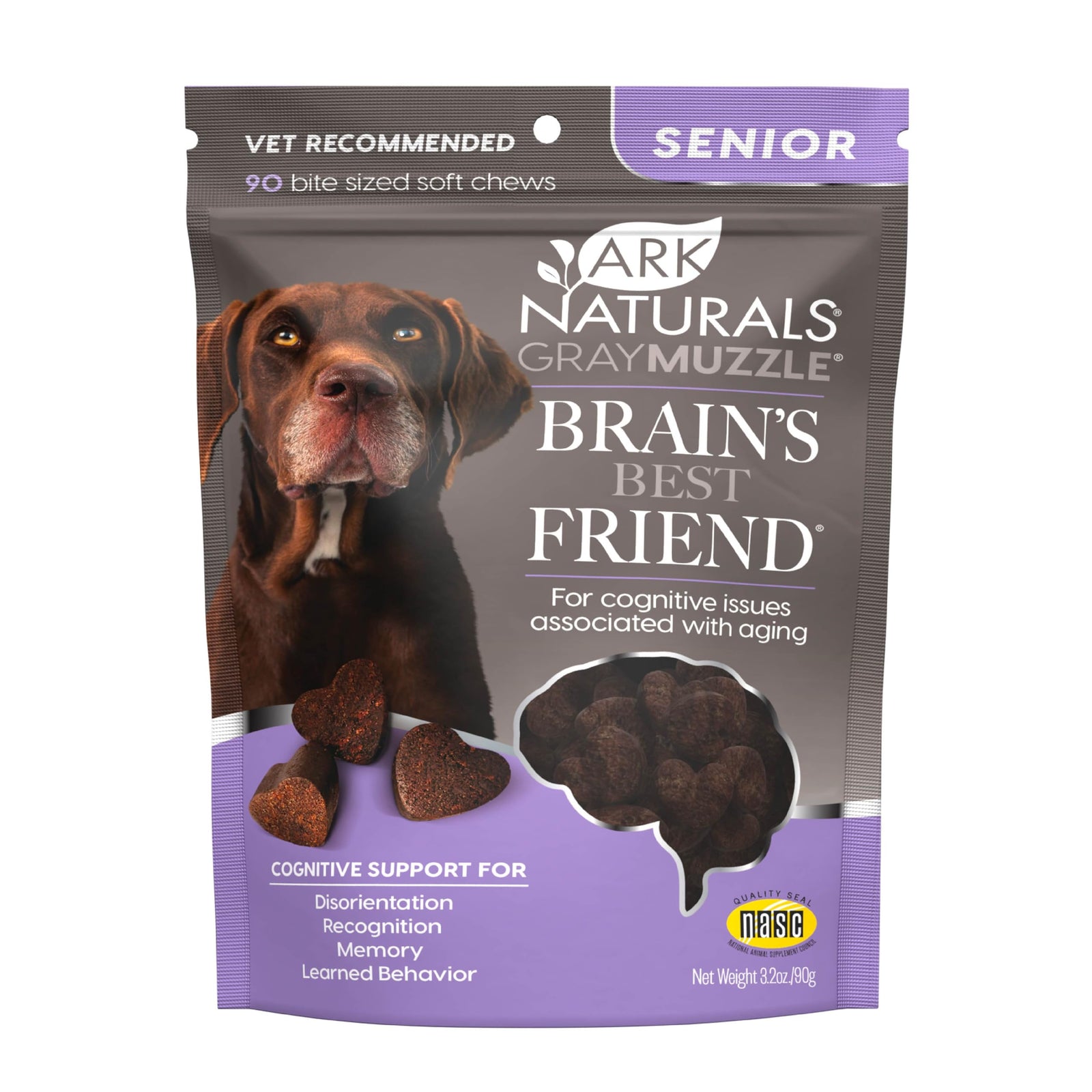 Ark Naturals Gray Muzzle Brain's Best Friend 90 Count